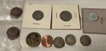 Pennies, Buffalo Nickel, Standing Liberty, Mercury, Dime