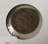 1860 Copper Nickel Indian Cent