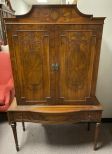 Vintage French Bookcase Cabinet