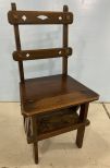 Antique Folding Library Chair/Ladder