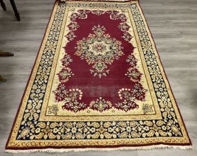 Hand Woven Area Rug 4'8 x 7'9