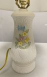 Woodland Bouquet Porcelain Lamp
