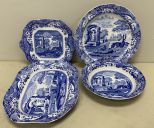 Modern Four Spode Platter and Chargers