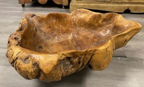 Decorative Driftwood Style Center Piece Bowl