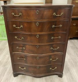 Mahogany Bow Front Chest of Drawers