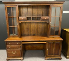 Large Cherry Computer Desk