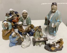 Group of Chinese Clay Figurines