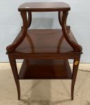 Bekins Co. Mahogany Three Tier Stand