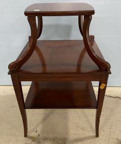 Bekins Co. Mahogany Three Tier Stand