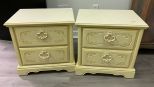Pair of Vintage Painted Night Stands