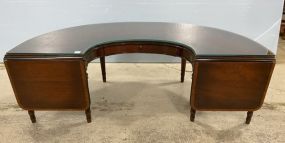 English Provincial Half Moon Coffee Table