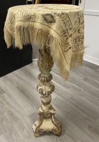 Decorative French Painted Pedestal Stand