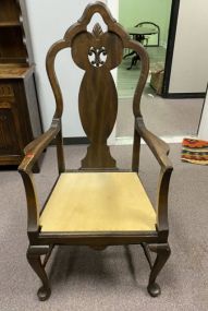 Mahogany Queen Anne Hall Chair