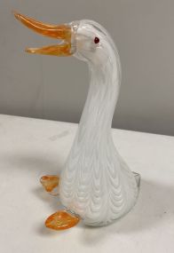 Hand Blown Glass Duck