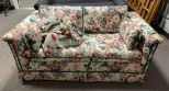 Floral Pattern Love Seat Sofa