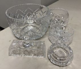 Group of Pressed Glass Pieces