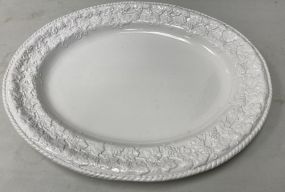 Italy White Porcelain Platter