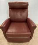 Nice Maroon Leather Recliner