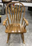 John Thomas Oak Windsor Style Arm Chair