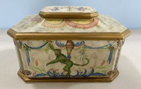 Modern Factory Painted Trinket Box