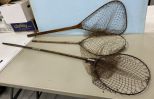Three Antique Fishing Nets