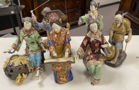 Chinese Clay Pottery Figurines