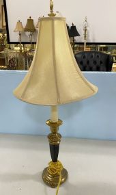 Modern Brass Candle Stick Style Lamp