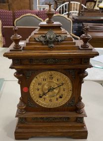 Ansonia Clock Co. Oak Mantle Clock