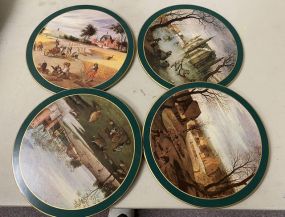 Lady Clare Landscape Plate Coasters