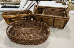 Four Decorative Baskets