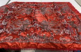 Red Chinese Table Cloth