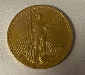 1910 $20.00 Saint Guadens Gold Coin