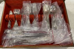 W Marked Sterling Flatware Set