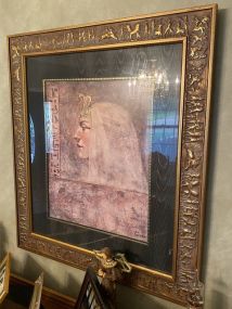 Gold Gilt Parrish Lady Portrait Print