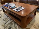 Modern Oak Two Tier Coffee Table