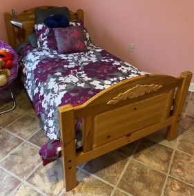 Modern Pine Twin Bed