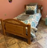 Modern Pine Twin Bed