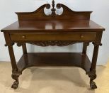 Mahogany Ball-n-Claw Server/Console Table