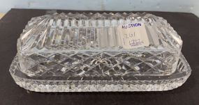 Waterford Crystal Butter Dish