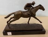 Bronze Style Jockey Statue