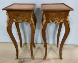 Pair of French Empire Side Table