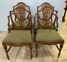 4 Rockford Superior Co. Mahogany Sheraton Dining Chairs