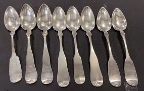 8 Coin Silver Spoons