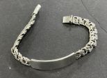 .925 Mex Sterling ID Bracelet