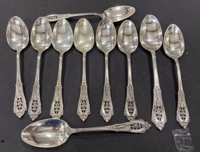 10 Wallace Sterling Spoons