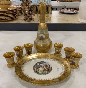 LeMieux China 24 Karat Gold Porcelain Set