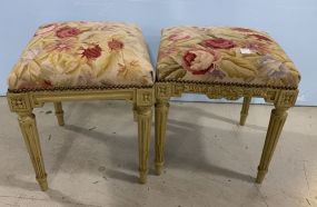 Pair of French Provincial Stools