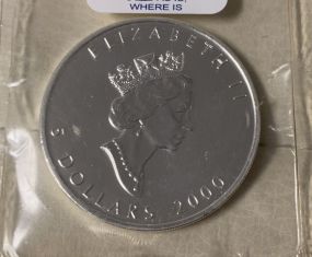 2000 Canada Elizabeth II 5 Dollar