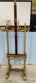 Antique Reproduction Gold Gilt Art Easel