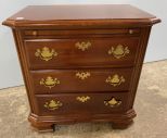 Cherry Chippendale Style Night Stand